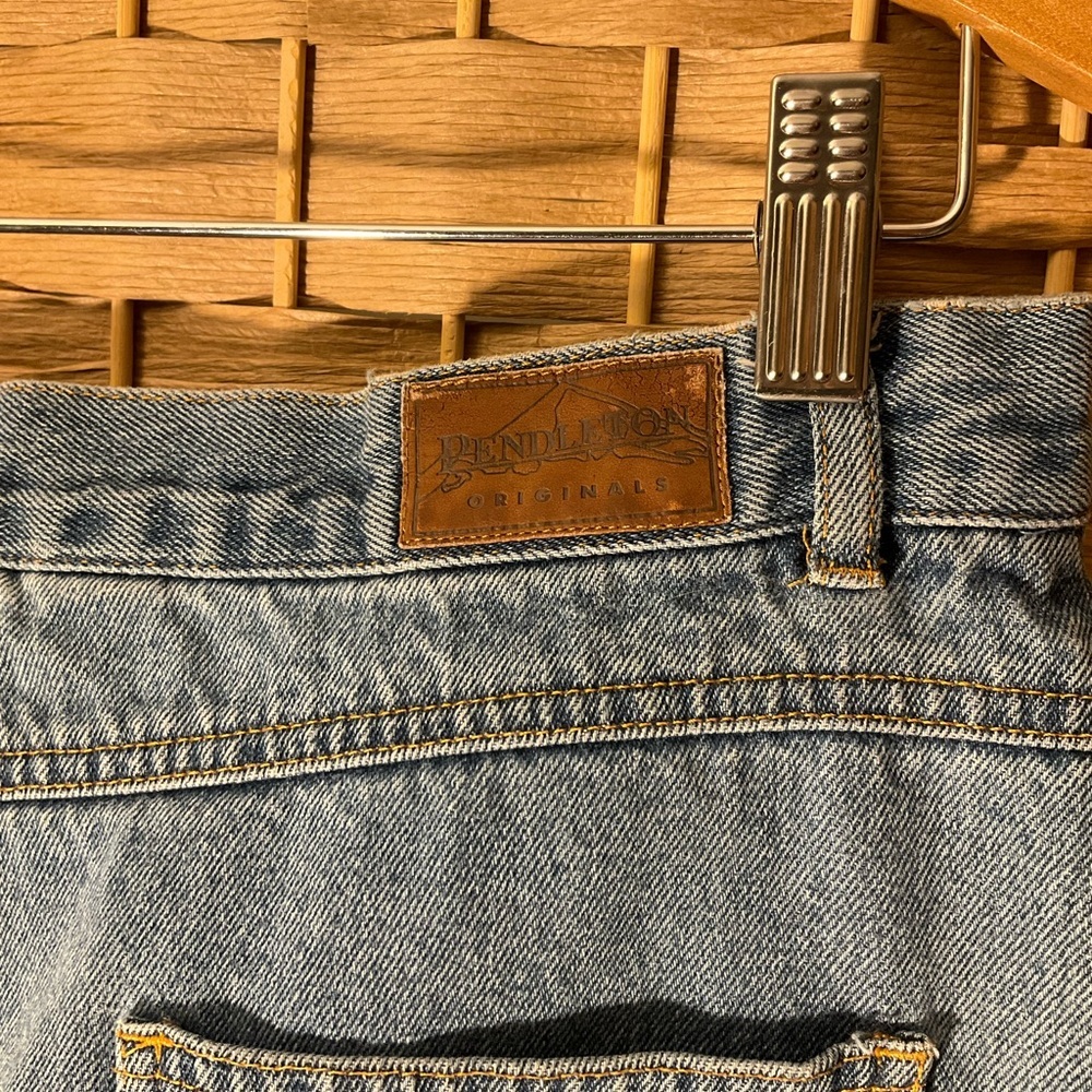 Vintage Pendleton Denim Skirt - Picture 11 of 14